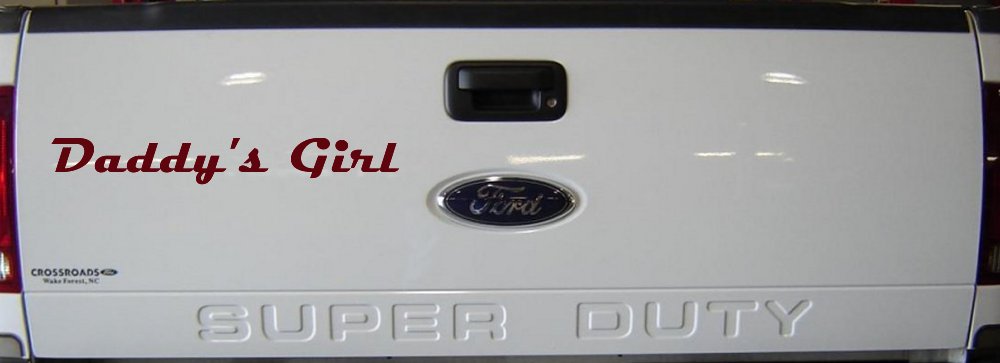 Daddy's Girl Car or Truck Window Decal Sticker