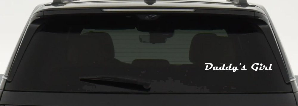 Daddy's Girl Car or Truck Window Decal Sticker