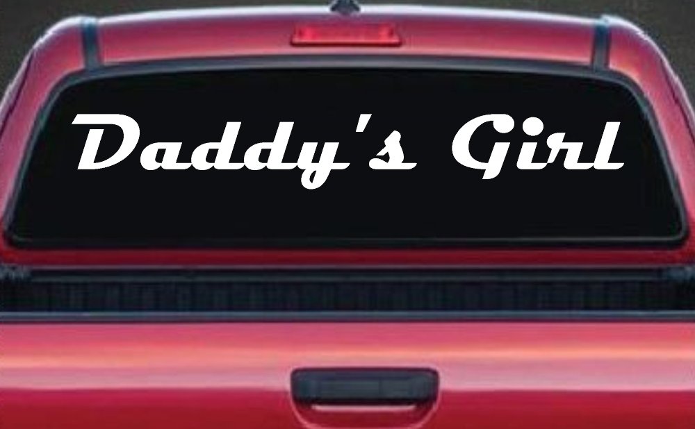 Daddy's Girl Car or Truck Window Decal Sticker