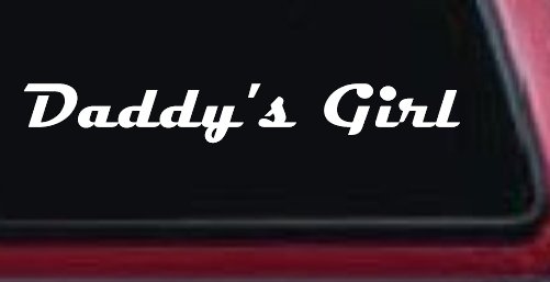 Daddy's Girl Car or Truck Window Decal Sticker