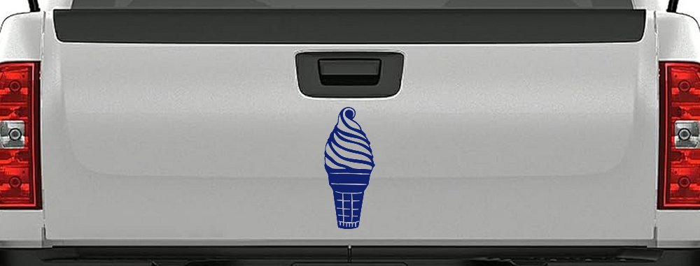 Ice Cream Cone Store Window Lettering Business Car or Truck Window Decal Sticker