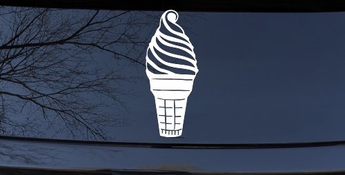 Ice Cream Cone Store Window Lettering Business Car or Truck Window Decal Sticker
