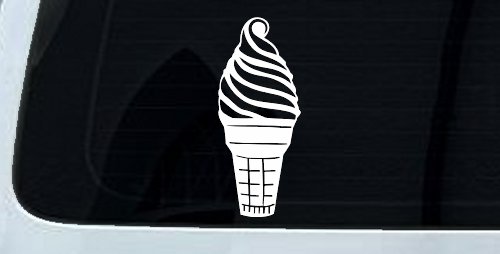 Ice Cream Cone Store Window Lettering Business Car or Truck Window Decal Sticker