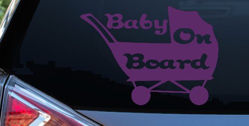 Baby On Board Stroller Girlie Car or Truck Window Decal Sticker