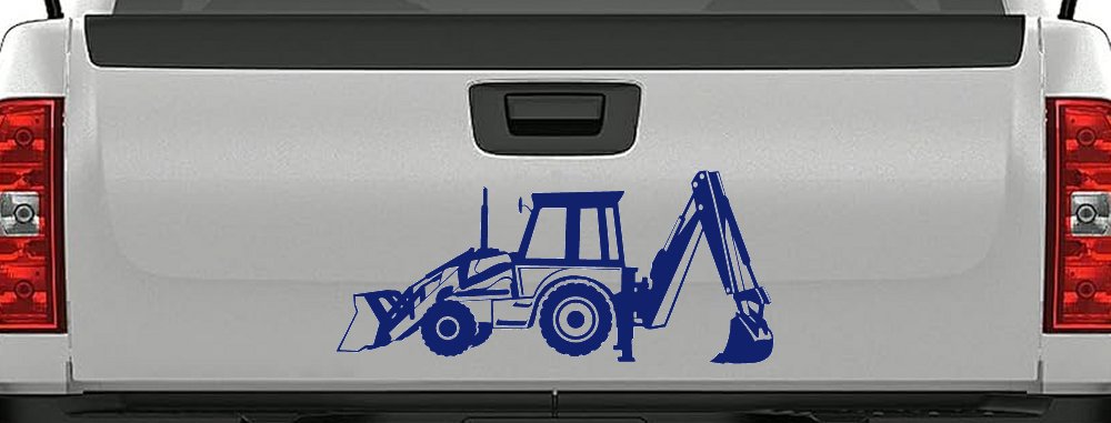 Backhoe Tractor Business Window Lettering Sign Car or Truck Window Decal Sticker