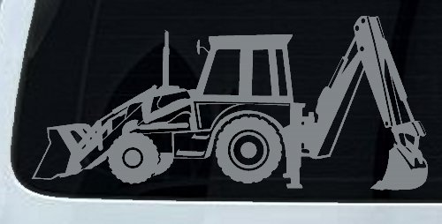 Backhoe Tractor Business Window Lettering Sign Car or Truck Window Decal Sticker