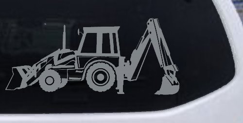 Backhoe Tractor Business Window Lettering Sign Car or Truck Window Decal Sticker