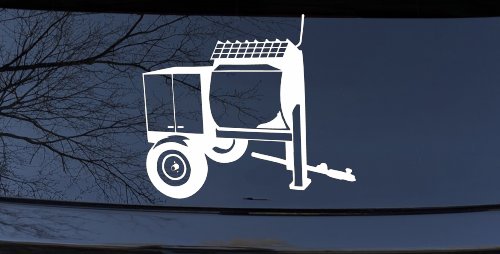 Cement Concrete Mixer Construction Business Car or Truck Window Decal Sticker