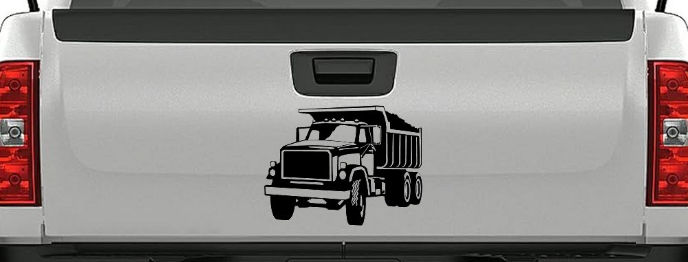Dump Truck Construction Business Car or Truck Window Decal Sticker