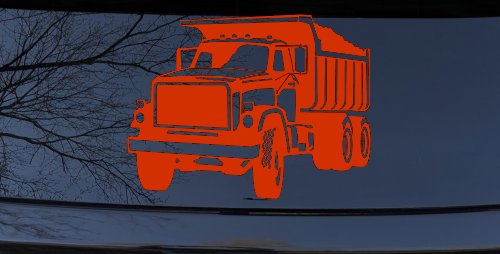 Dump Truck Construction Business Car or Truck Window Decal Sticker