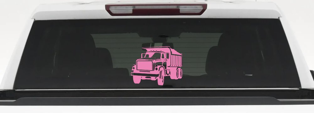 Dump Truck Construction Business Car or Truck Window Decal Sticker