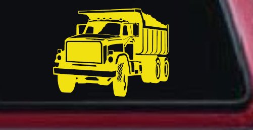 Dump Truck Construction Business Car or Truck Window Decal Sticker