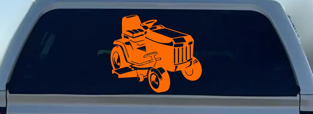 Lawn Mower Lawn Care Landscaping  Business Window Lettering Sign Car or Truck Window Decal Sticker