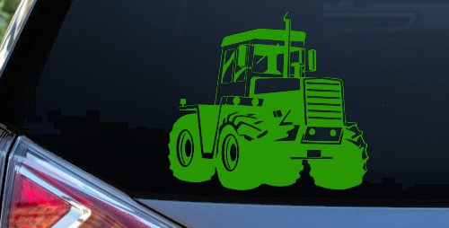 Logging Skidder Business Car or Truck Window Decal Sticker (Lime)