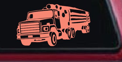 Logging Truck Business Car or Truck Window Decal Sticker