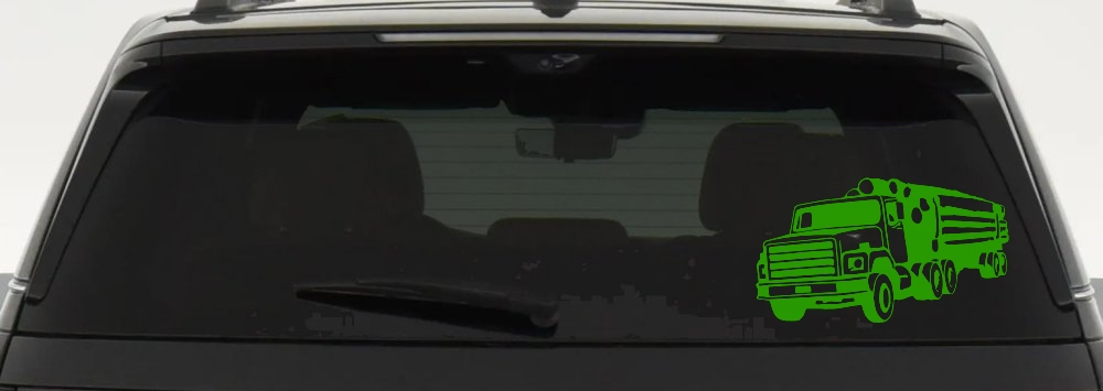 Logging Truck Business Car or Truck Window Decal Sticker