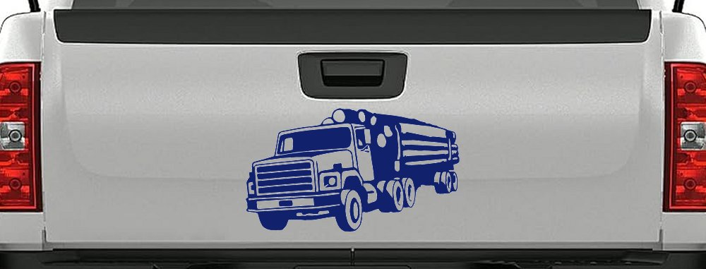 Logging Truck Business Car or Truck Window Decal Sticker