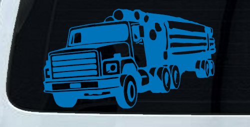 Logging Truck Business Car or Truck Window Decal Sticker
