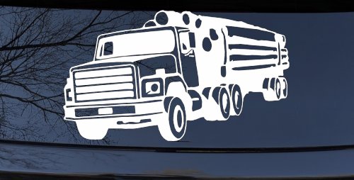 Logging Truck Business Car or Truck Window Decal Sticker