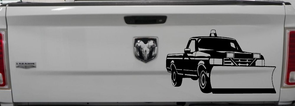 Snow Plow Truck Business Window Lettering Sign Car or Truck Window Decal Sticker