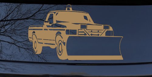 Snow Plow Truck Business Window Lettering Sign Car or Truck Window Decal Sticker