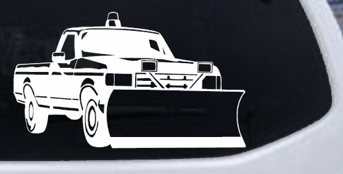 Snow Plow Truck Business Window Lettering Sign Car or Truck Window Decal Sticker