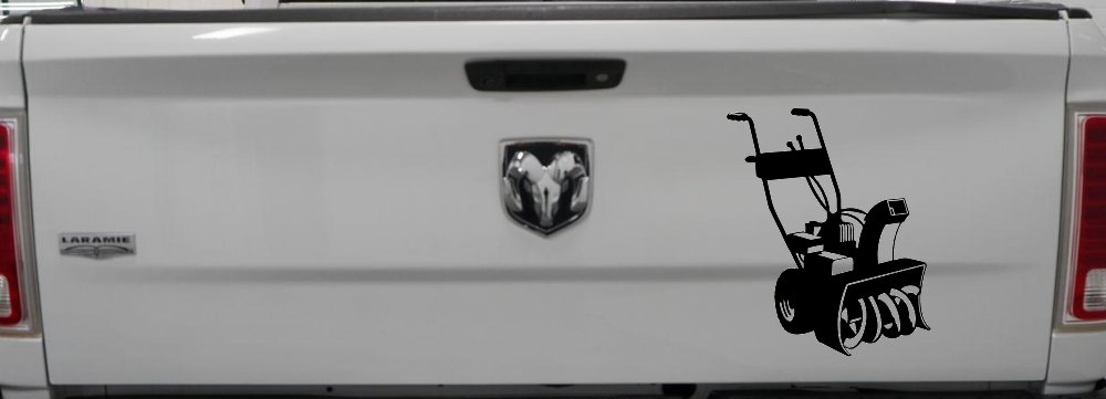 Snow Blower Business Window Lettering Sign Car or Truck Window Decal Sticker
