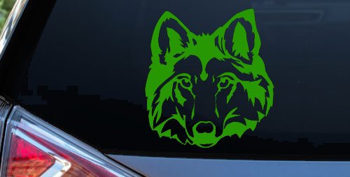 Wolf Head Car or Truck Window Decal Sticker