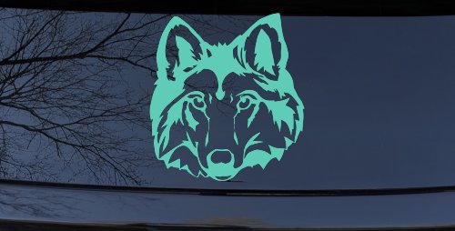 Wolf Head Car or Truck Window Decal Sticker