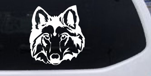 Wolf Head Car or Truck Window Decal Sticker