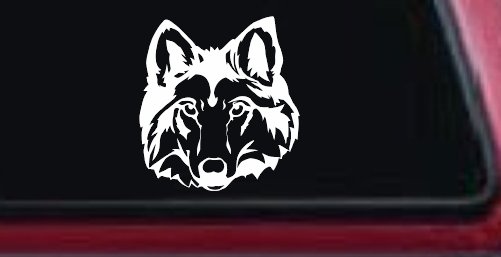 Wolf Head Car or Truck Window Decal Sticker