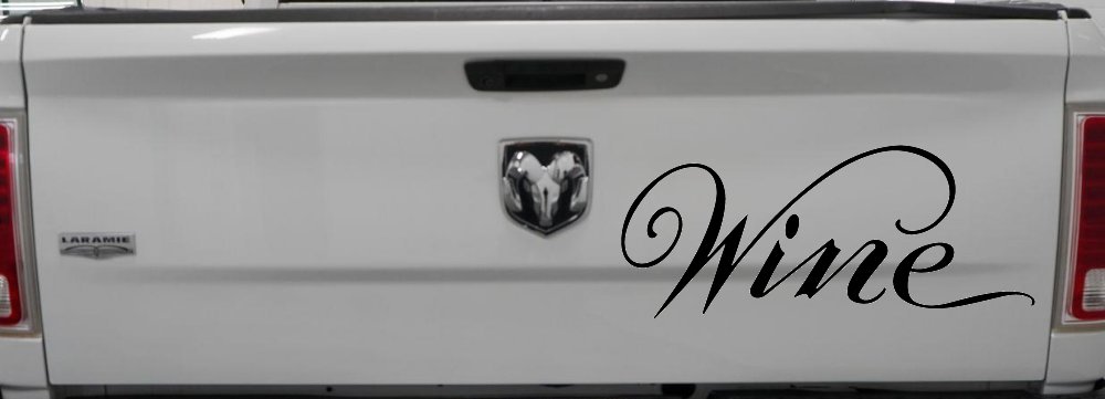 Wine Restaurant Bar Store Window Lettering Business Car or Truck Window Decal Sticker