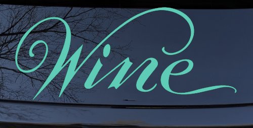 Wine Restaurant Bar Store Window Lettering Business Car or Truck Window Decal Sticker