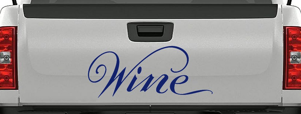 Wine Restaurant Bar Store Window Lettering Business Car or Truck Window Decal Sticker