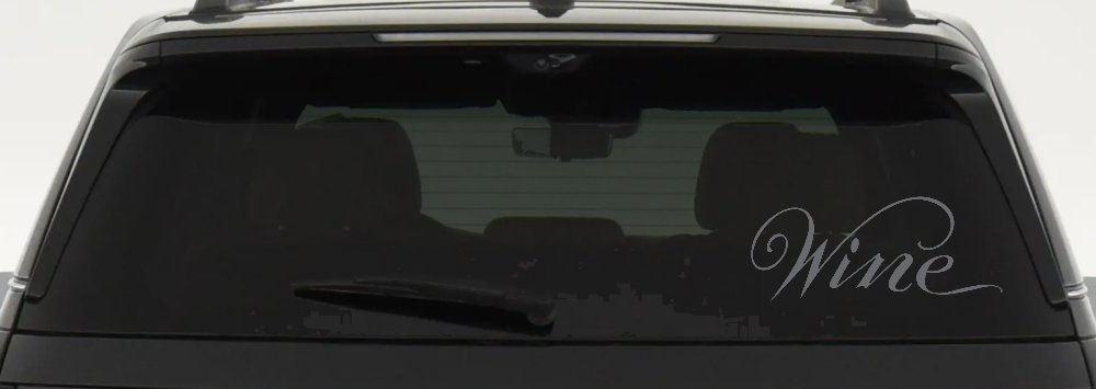 Wine Restaurant Bar Store Window Lettering Business Car or Truck Window Decal Sticker