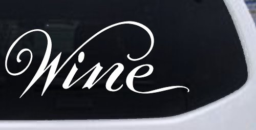 Wine Restaurant Bar Store Window Lettering Business Car or Truck Window Decal Sticker