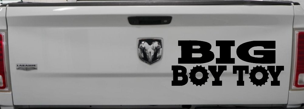 Big Boy Toy Off Road Car or Truck Window Decal Sticker