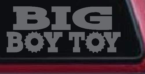 Big Boy Toy Off Road Car or Truck Window Decal Sticker
