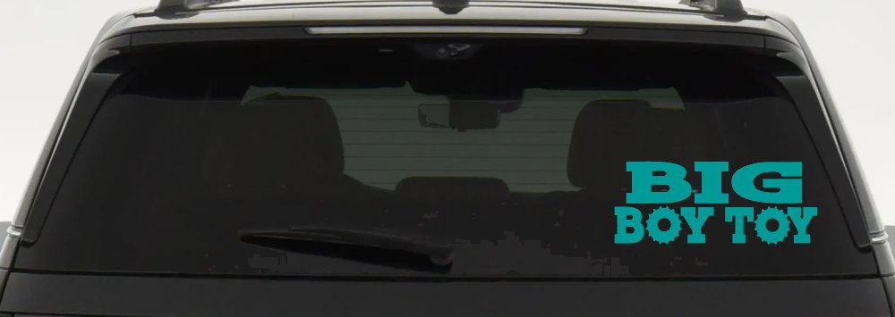 Big Boy Toy Off Road Car or Truck Window Decal Sticker