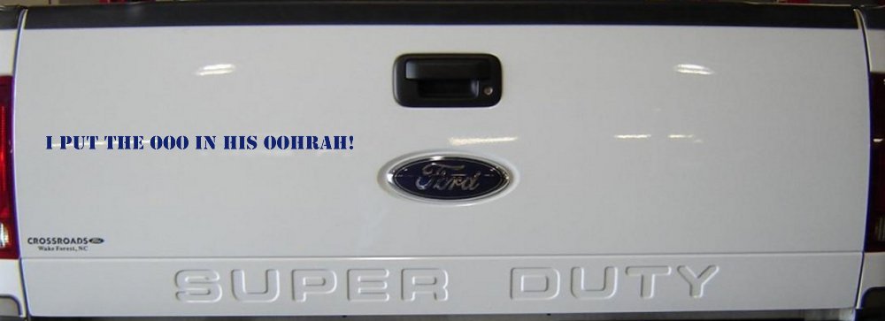 I Put the OOO in his OOHRAH! Military Car or Truck Window Decal Sticker