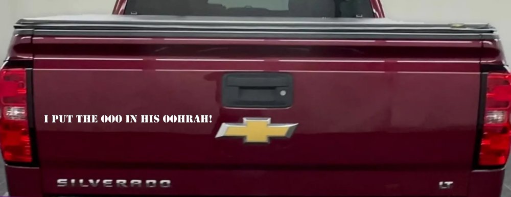 I Put the OOO in his OOHRAH! Military Car or Truck Window Decal Sticker