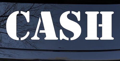 Cash Business Window Lettering Sign Car or Truck Window Decal Sticker