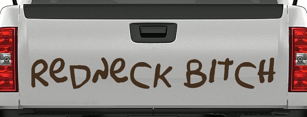 Redneck Bitch Funny Country Car or Truck Window Decal Sticker