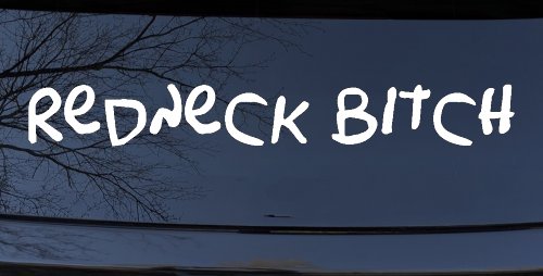 Redneck Bitch Funny Country Car or Truck Window Decal Sticker