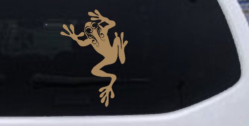 Frog With Swirl Eyes Car or Truck Window Decal Sticker
