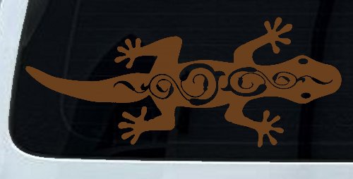 Lizard With Back Swirls Car or Truck Window Decal Sticker