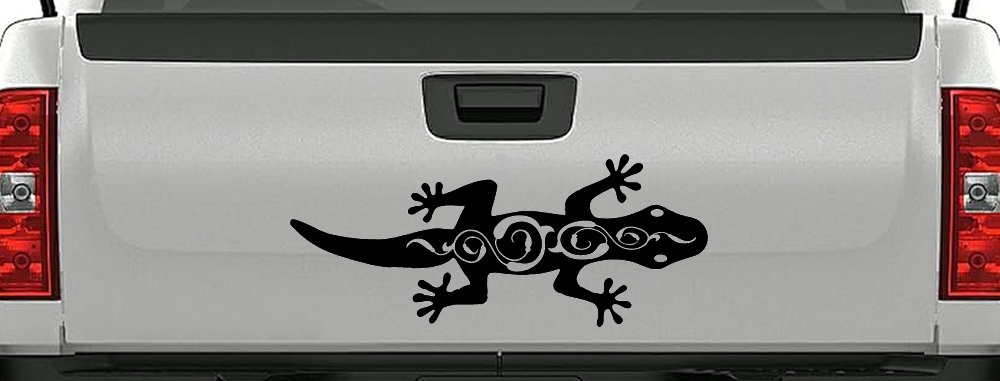 Lizard With Back Swirls Car or Truck Window Decal Sticker