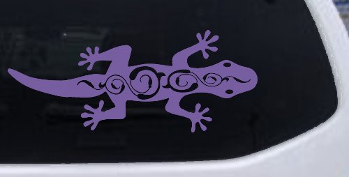 Lizard With Back Swirls Car or Truck Window Decal Sticker