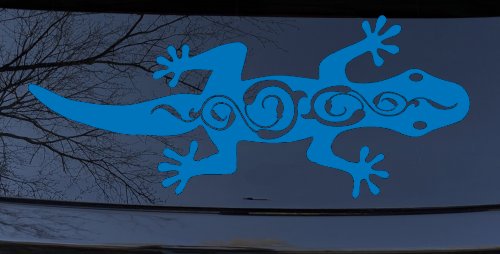 Lizard With Back Swirls Car or Truck Window Decal Sticker
