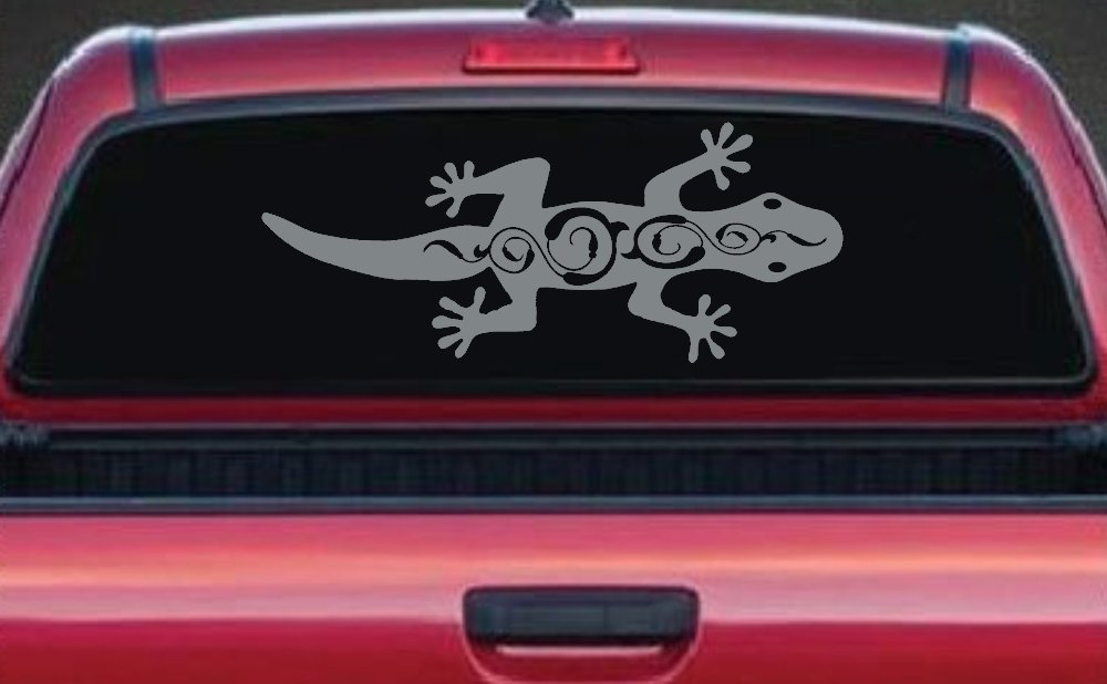 Lizard With Back Swirls Car or Truck Window Decal Sticker